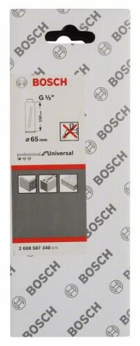 BOSCH Gyémánt fúrószár száraz fúráshoz G 1/2" 65 mm, 150 mm, 4 szegmens, 7 mm 2608587340