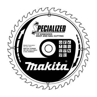 MAKITA fa fűrészlap SPECIALIZÁLT süllyesztett fogakkal 235x2,3x30 mm 20 fogú B-09379