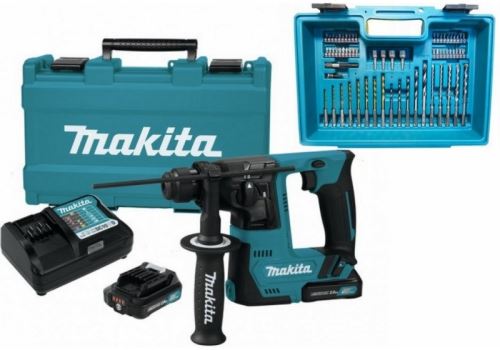 Makita akkus fúrókalapács tartozékokkal Li-ion CXT 12V/1,5Ah HR140DWYE1