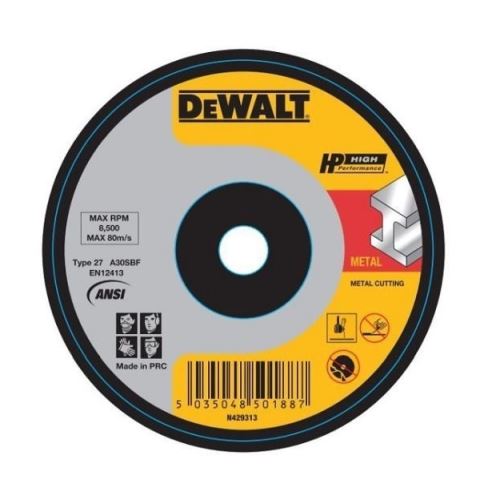 DEWALT Vágótárcsa fémhez 180 x 22,23 x 3 mm DWA4524IA