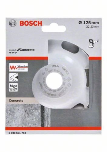 BOSCH Gyémánt csiszolókorong Expert Betonhoz 125×22,23×5mm gyors anyageltávolítással 2608601763