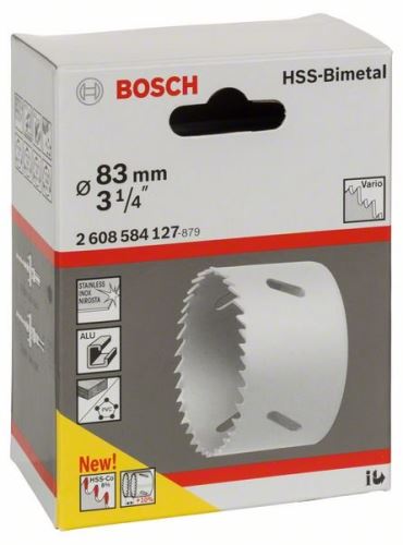 BOSCH HSS bimetál lyukasztó szabványos adapterhez 83 mm, 3 1/4" 2608584127