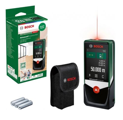 Bosch digitális lézeres távolságmérő AdvancedDistance 50C 06036722Z0