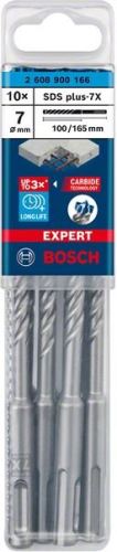 BOSCH EXPERT fúró SDS plus-7X, 7x100x165 10 db 2608900166