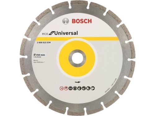 BOSCH gyémánt vágótárcsa ECO Univerzálishoz 350x20x3,2x8 2608615034