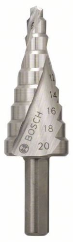 BOSCH lépcsőfúró HSS 4 - 20 mm, 8,0 mm, 70,5 mm 2608597519