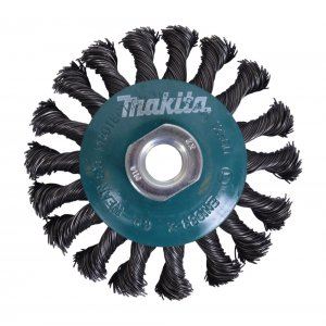 MAKITA acél drótkefe, fonott huzal 0,5 mm, 100 mm D-39861