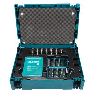 MAKITA bit és fúró készlet 62 db, Makpac B-53908