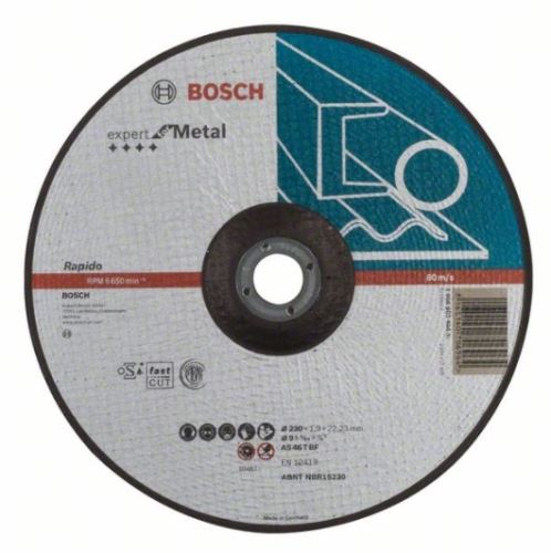 BOSCH Profilos vágótárcsa Expert for Metal – Rapido AS 46 T BF, 230 mm, 1,9 mm 2608603404