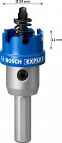 BOSCH EXPERT keményfém lyukasztó fémlemez 24mm 2608901407