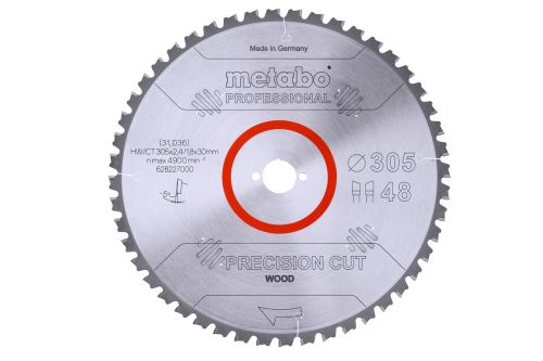 METABO fűrészlap HW/CT 305 x 30 mm, 48 fog 628227000