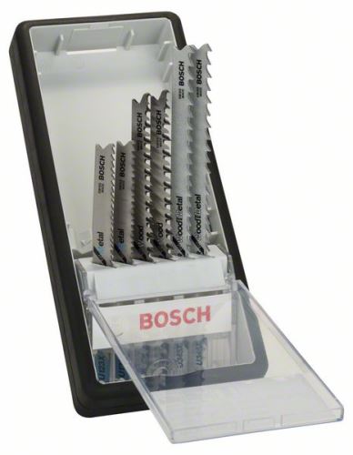 BOSCH 6 részes fűrészlapkészlet Robust Line Progressor, szárral UU 123 X (2x); U 234 X (2x); 345 XF (2x) 2607010532 esetén