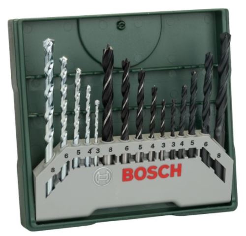 BOSCH 15 részes X-Line mini fúrókészlet 2607019675