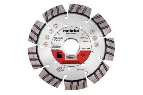 METABO Gyémánt vágótárcsa Dia-TS 125x22,23 mm - CP, Beton, Professzionális 628571000