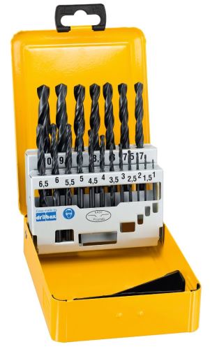 DEWALT HSS-R fémfúró készlet fémtokban (19 db) DT5913