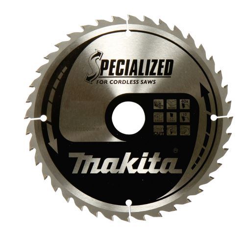 MAKITA fa fűrészlap SPECIALIZED 190x2x30 mm 24 fogú akkumulátoros fűrészekhez B-32926