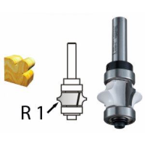 MAKITA Profilvágó csapágyszárral 8 mm, 25,4x13x61,2 mm D-48826