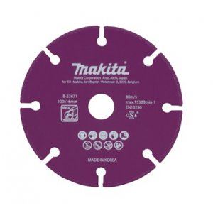 MAKITA vágótárcsa gyémánt acél 100x1,3x16 mm B-53671