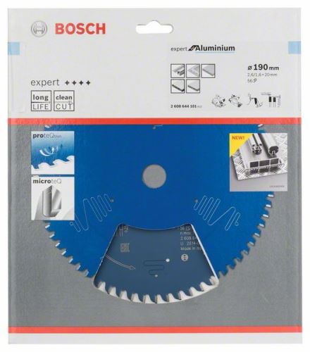 BOSCH Expert fűrészlap alumíniumhoz 190 x 20 x 2,6 mm, 56 2608644101