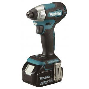 MAKITA Akkus ütvecsavarhúzó 1/4" Li-ion LXT 18V/5.0Ah, Makpac DTD157RTJ