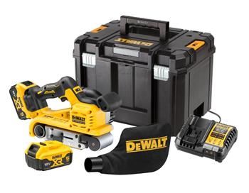 DeWalt 18V akkus szalagcsiszoló DCW220P2