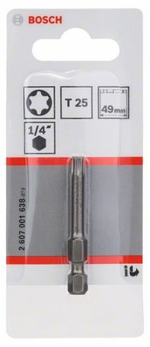 BOSCH csavarhúzó bit extra kemény Extra-Hart T25, 49 mm 2607001638