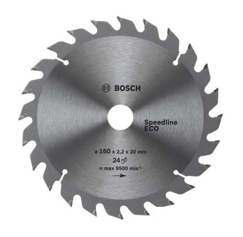 BOSCH fűrészlap Eco for Wood 160x2,2/1,4x20 24T 2608644373