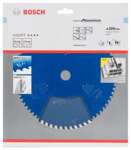 BOSCH Expert fűrészlap alumíniumhoz 200 x 30 x 2,8 mm, 60 2608644103