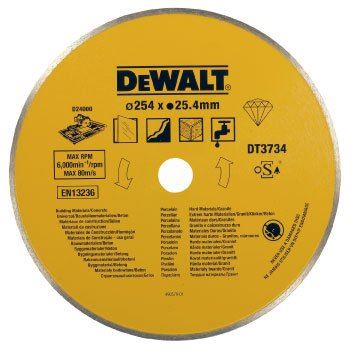 DEWALT DIA lemez kőedényekhez és porcelánokhoz, 254 mm (D24000-hez) DT3734