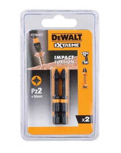 DEWALT Torziós csavarhúzó bit Pz2 (2 db) DT70531T