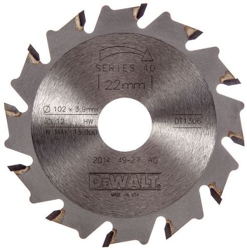 DEWALT Disc (DW682K gyaluhoz) 105 x 22 mm, 12 fogú DT1306