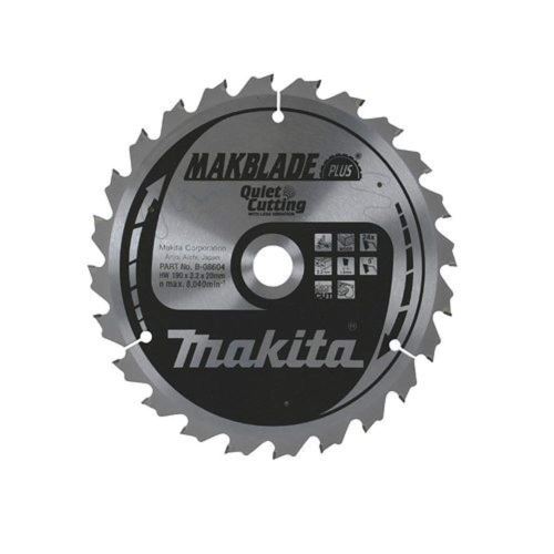 MAKITA Fűrészlap fához MAKBLADEplus 260x2,3x30mm 80Z B-32605