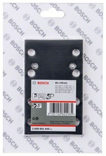 BOSCH csiszolólap 80 x 130 mm 2608601444