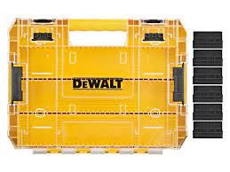 DEWALT dobozszervező / nagy szívós tokkészlet (üres) + elválasztók (6x) DT70839