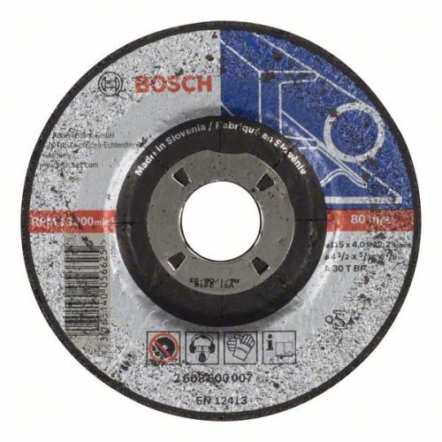 BOSCH Profilos nagyoló kerék Expert for Metal A 30 T BF, 115 mm, 6,0 mm 2608600218