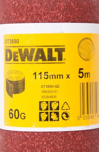 DEWALT csiszolópapír tekercs 5 mx 115 mm, P60 DT3580