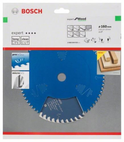 BOSCH Expert fűrészlap fához 160 x 20 x 2,6 mm, 48 2608644021