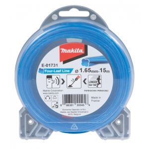 MAKITA zsinór nylon 1,65 mm, kék, 15 m, speciális akkumulátoros gépekhez E-01731