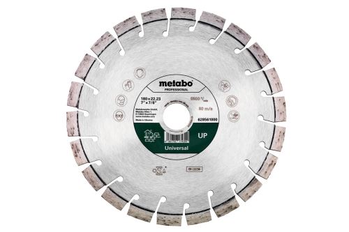 METABO Gyémánt vágótárcsa Dia-TS 180x22,23 mm - UP, Univerzális, Professzionális 628561000