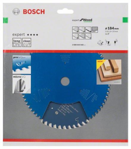 BOSCH Expert fűrészlap fához 184 x 20 x 2,6 mm, 56 2608644040