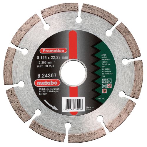 METABO gyémánt vágótárcsa 115x22,23 mm 624306000