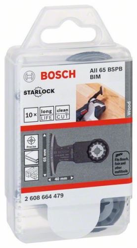 BOSCH RB – 10 db AII65 BSPB 40 x 65 mm 2608664479