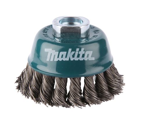 MAKITA acél drótkefe, fonott huzal 0,5 mm, 75 mm D-24131