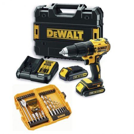 DEWALT akkus fúrócsavarozó, 18V, 2x akkumulátor Li-Ion/2,0Ah DCD777D2K