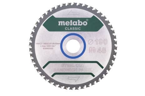 METABO Classic fűrészlap 190 x 30 mm, 48 fog 628682000