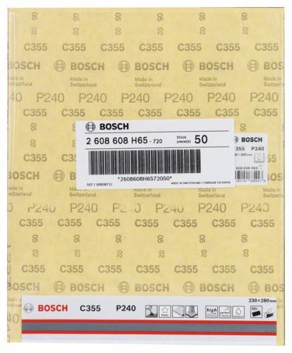 BOSCH csiszolópapír C355 230 x 280 mm, 240 2608608H65