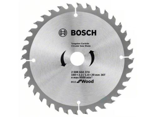 BOSCH Eco for Wood fűrészlap 160x2,2/1,4x20 36T 2608644374