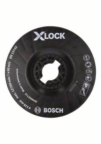 BOSCH X-LOCK Hátlap, közepes 125 mm, 12 500 ford./perc 2608601715