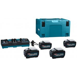 MAKITA Li-ion XGT 40V készlet 4 db BL4050F+1 db DC40RB+1 db Makpac 191U42-2