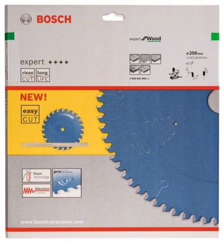 BOSCH Expert fűrészlap fához 250 x 30 x 2,4 mm, 60 2608642498